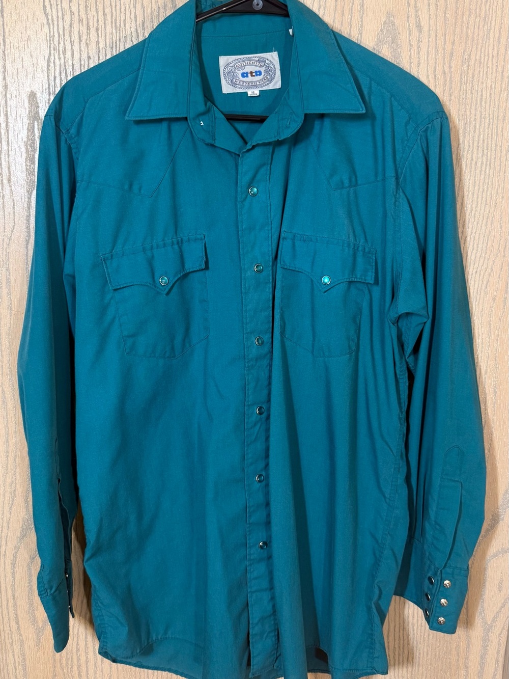 Ariat Teal Long-Sleeve Casual Button-Down Shirt